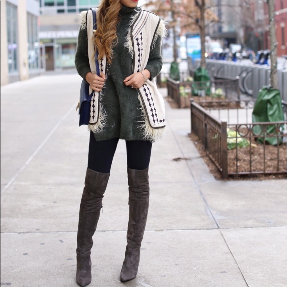 Free People Boho Embroidered Vest Small  New! - Picture 3 of 8